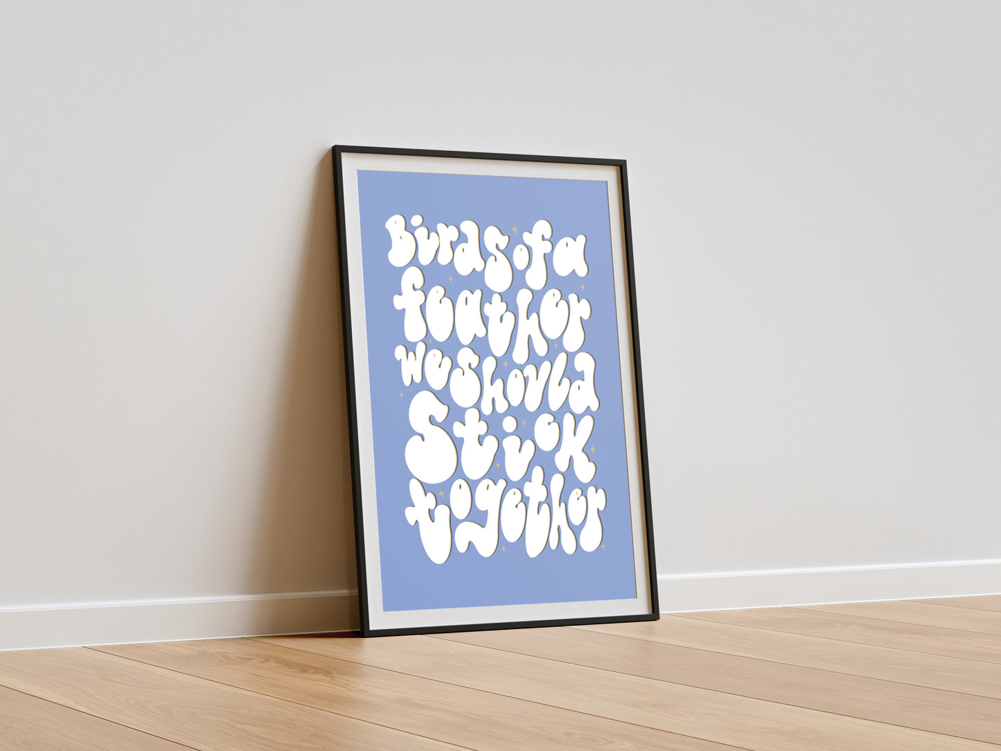 BIRDS OF A FEATHER PRINT