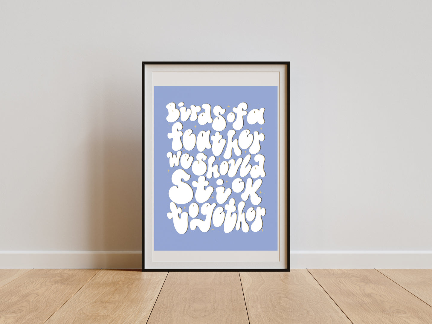 BIRDS OF A FEATHER PRINT