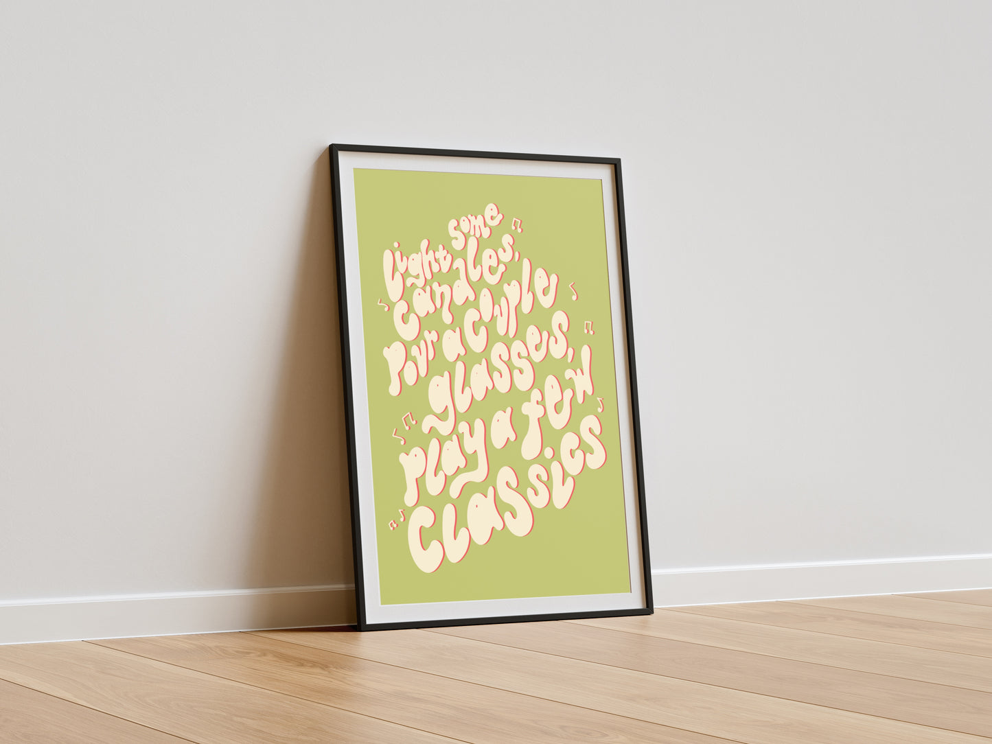 CANDLES & CLASSICS PRINT
