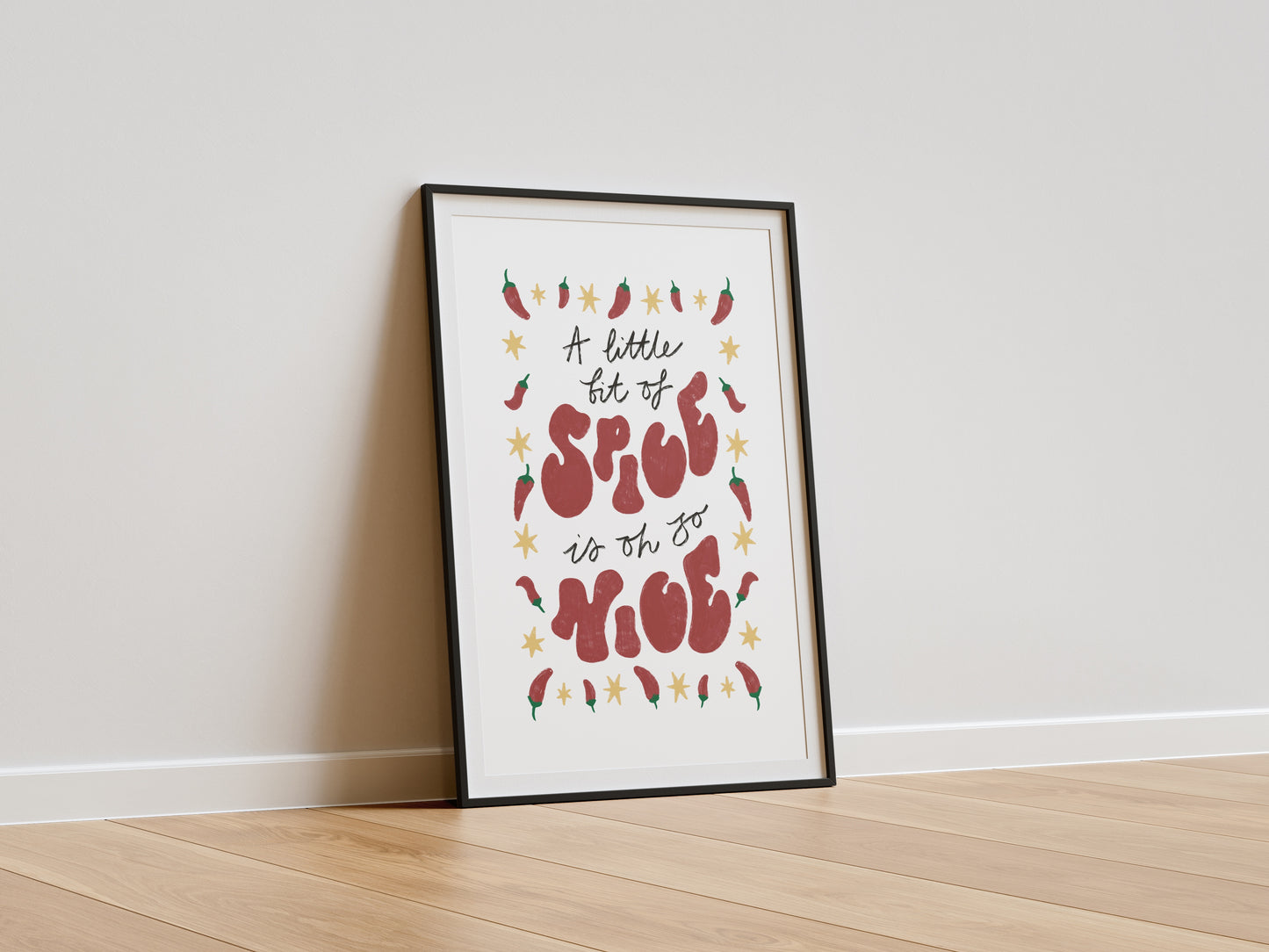 SPICE IS NICE PRINT