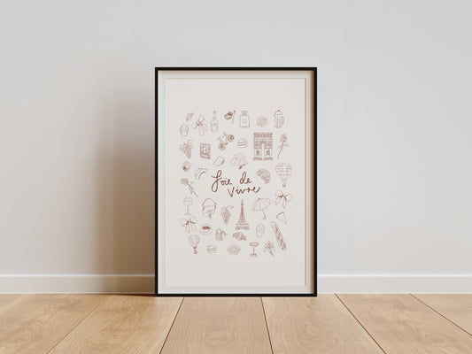 JOIE DE VIVRE PRINT