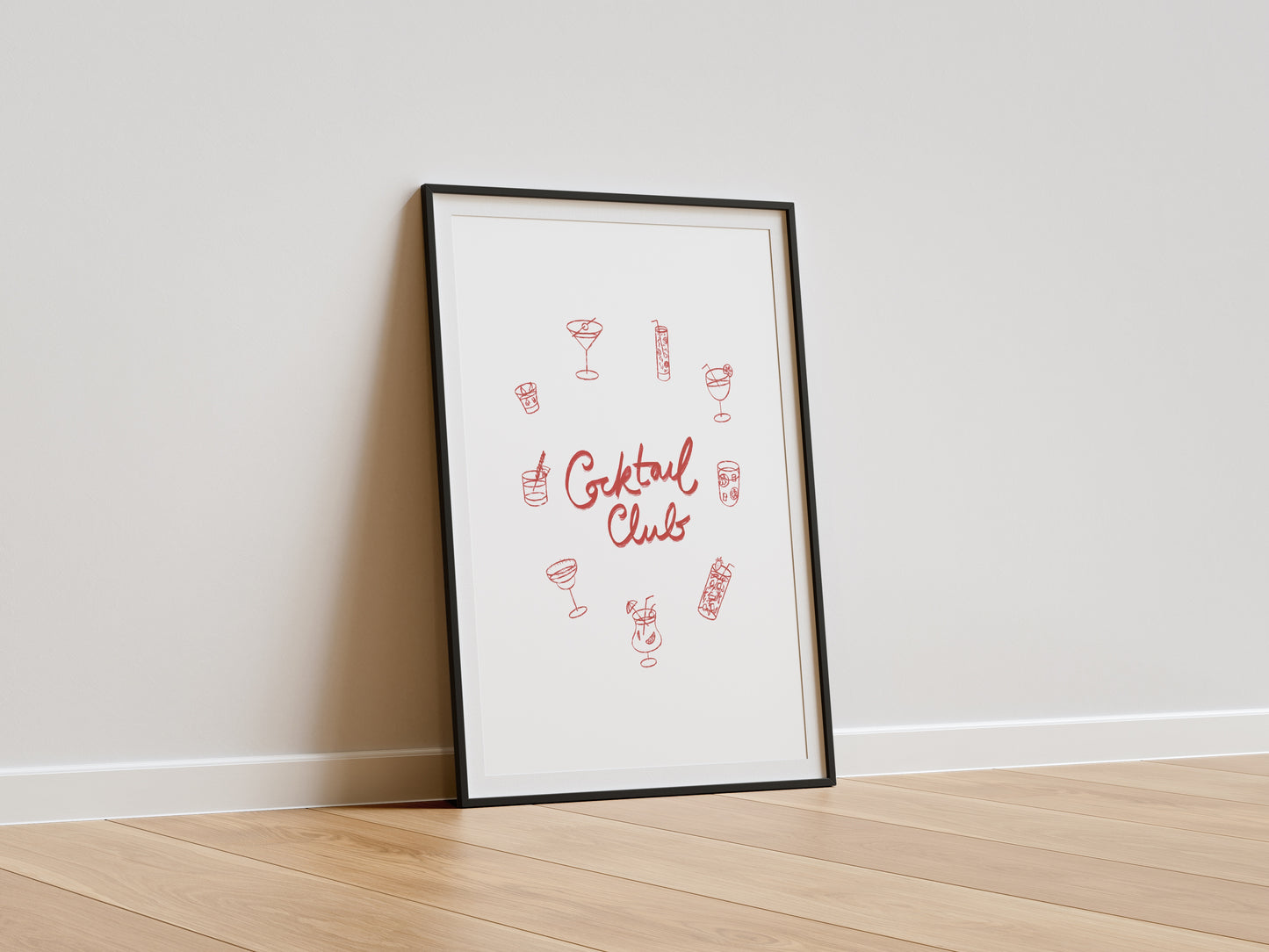 COCKTAIL CLUB PRINT