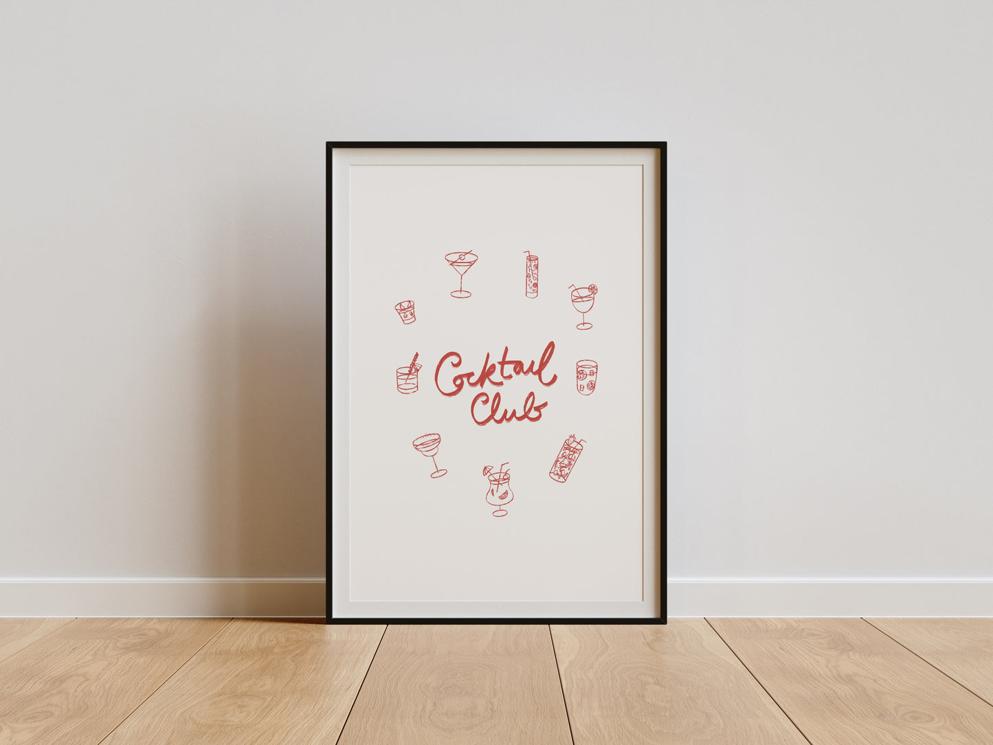 COCKTAIL CLUB PRINT