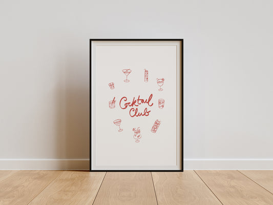 COCKTAIL CLUB PRINT