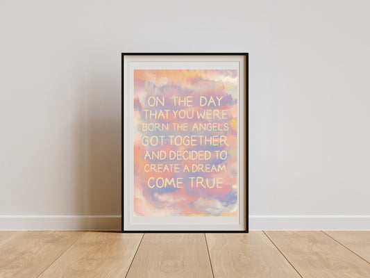 CLOSE TO YOU LYRICS PRINT