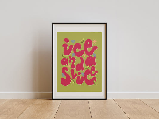 ICE & A SLICE PRINT