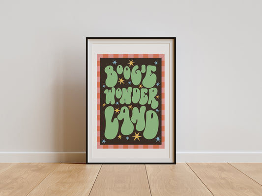 BOOGIE WONDERLAND PRINT