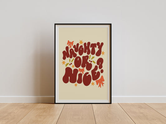 NAUGHTY OR NICE? PRINT