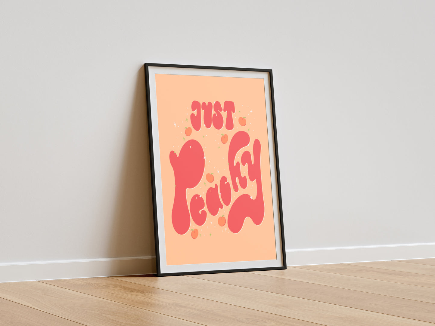 JUST PEACHY PRINT