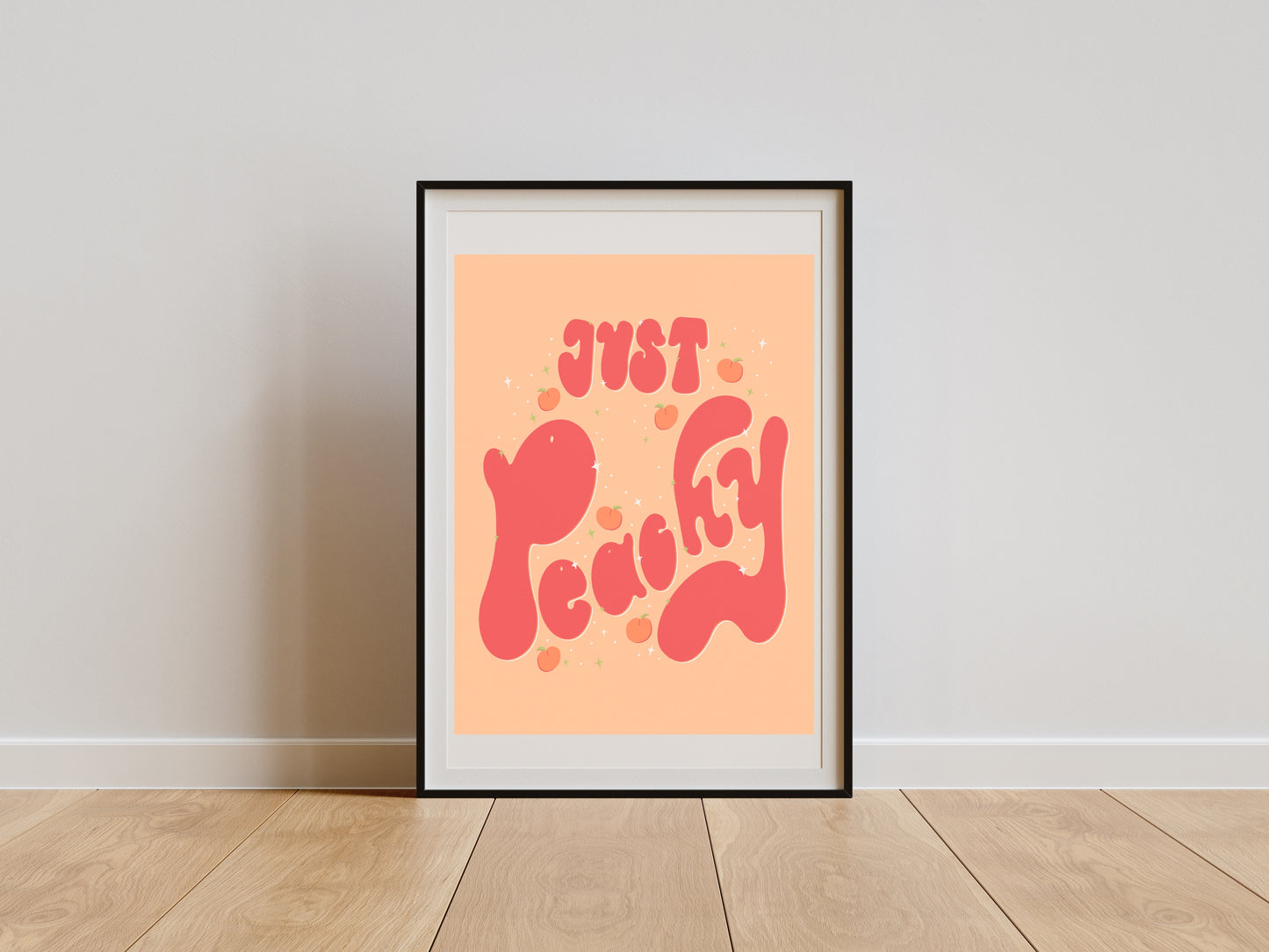 JUST PEACHY PRINT